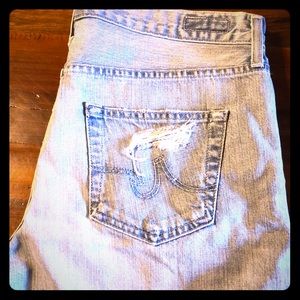 Denim Shorts. Barely worn. AG